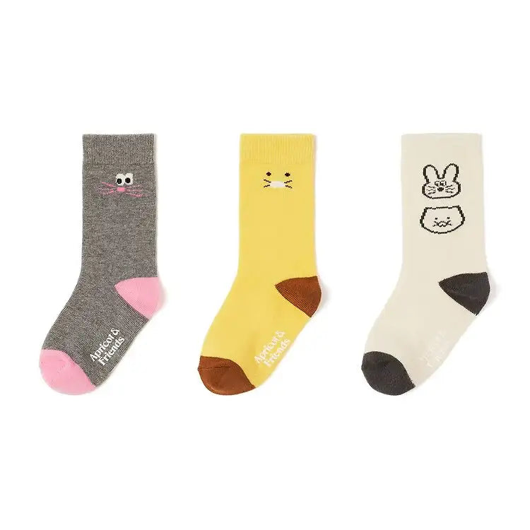 Apricot Studios x Kakao Friends - Socks Set - Kakao Friends - Home & Living, Accessories - Harumio