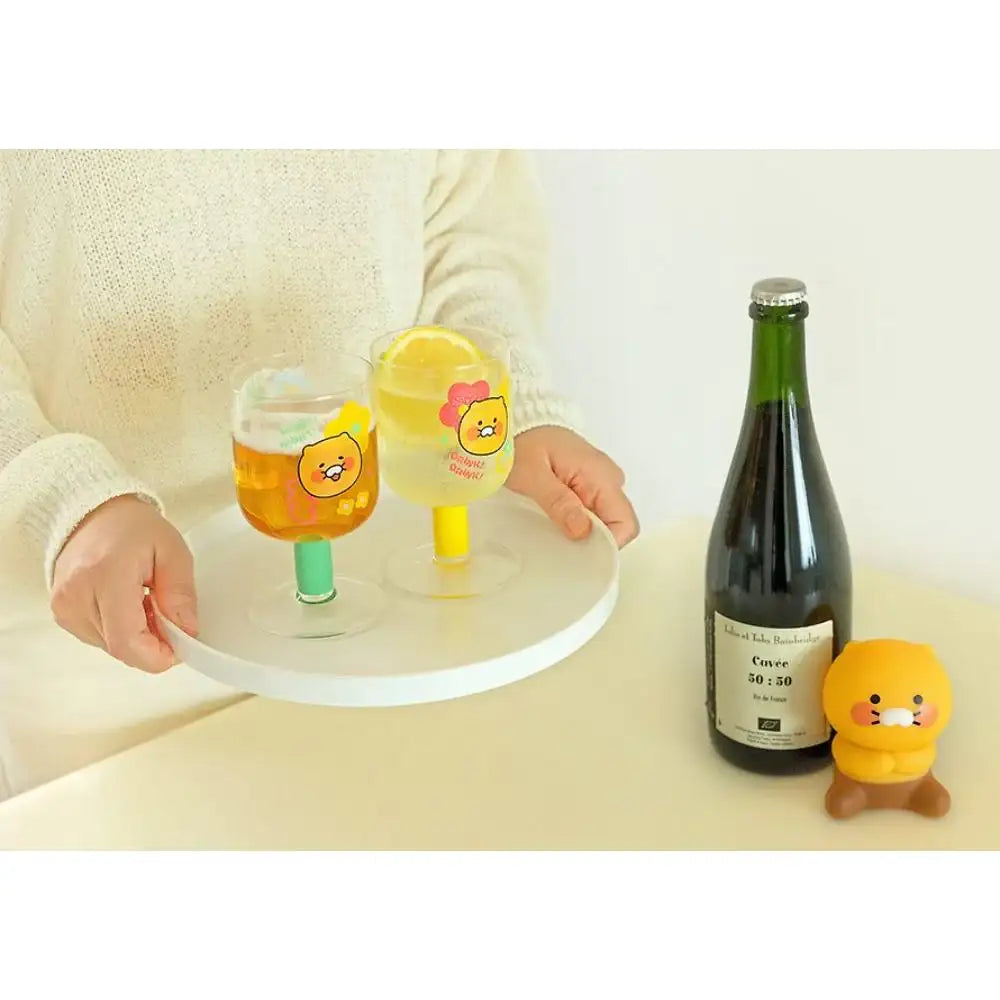 Kakao Friends - Choonsik Goblet Glass Set - Kakao Friends - Glass - Harumio