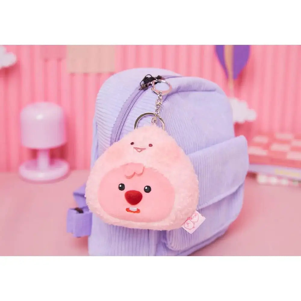 Kakao Friends x Zanmang Loopy - Apeach Doll Keyring - Kakao Friends x Zanmang Loopy - Keyring - Harumio