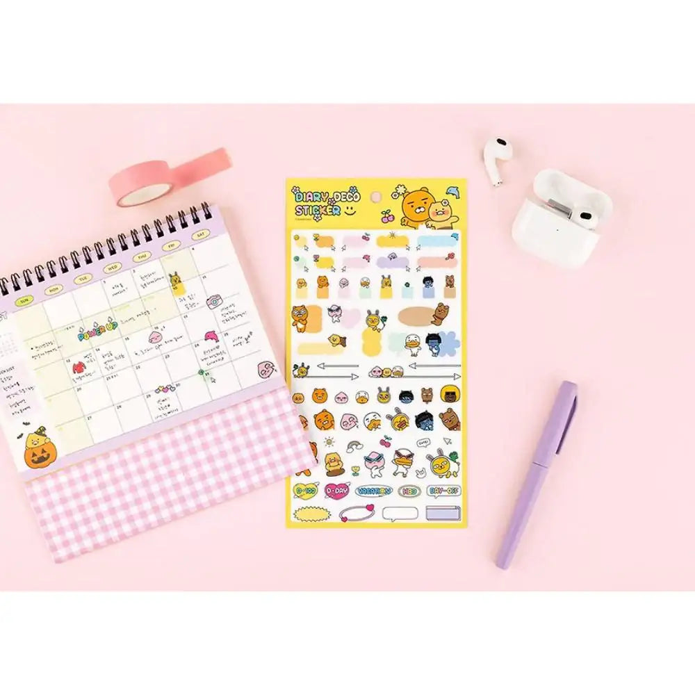Kakao Friends - Seichee's Diary Deco Sticker Set - Kakao Friends - Sticker - Harumio