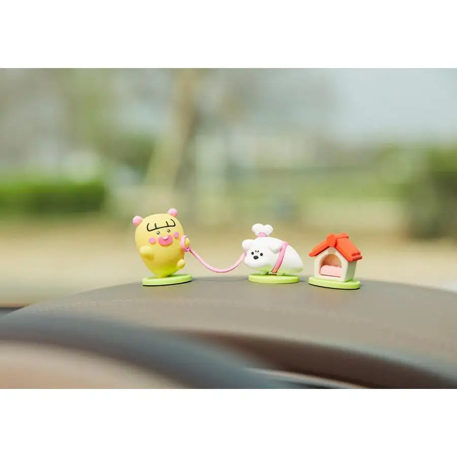 Kakao Friends - Chordy Vehicle Mini Deco Figure Set (Ppojjak-jjo) - Kakao Friends - Deco Figure - Harumio
