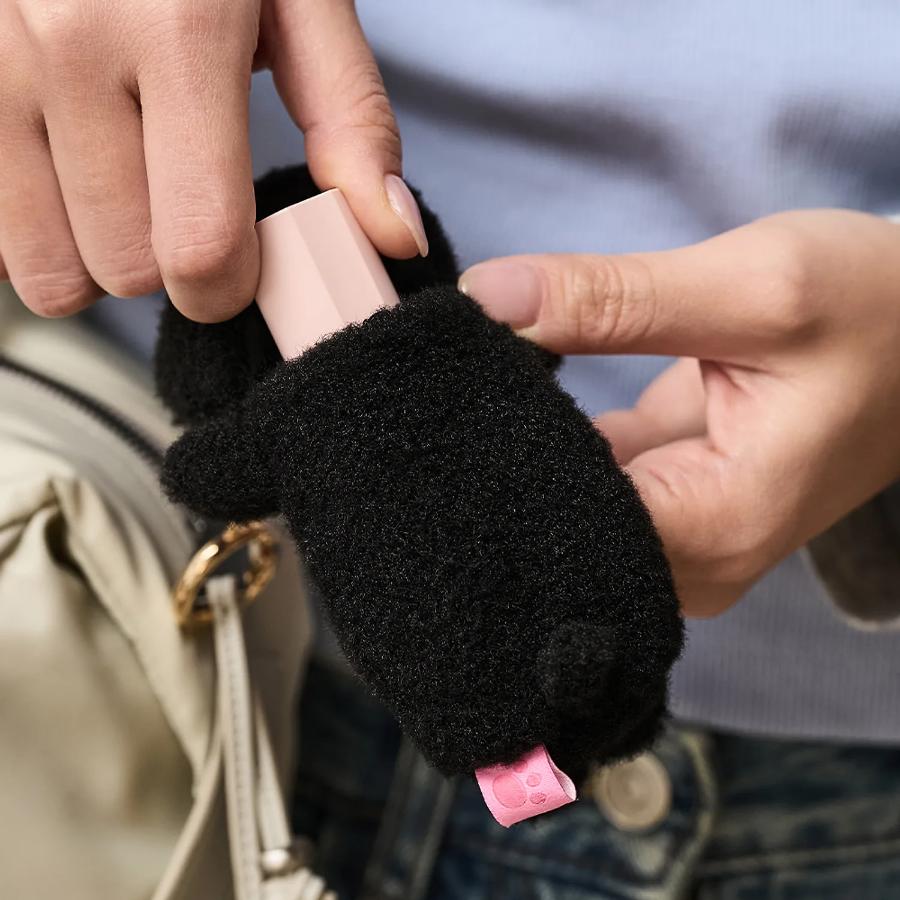 Kakao Friends - Black Choon Doll Lip Balm Case Keyring (Choonsik)
