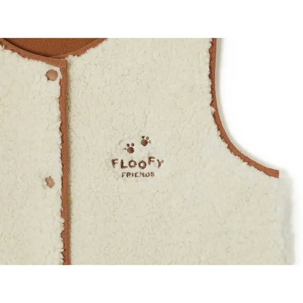 Kakao Friends - Floofy Friends Fleece Vest - Kakao Friends - Vest - Harumio