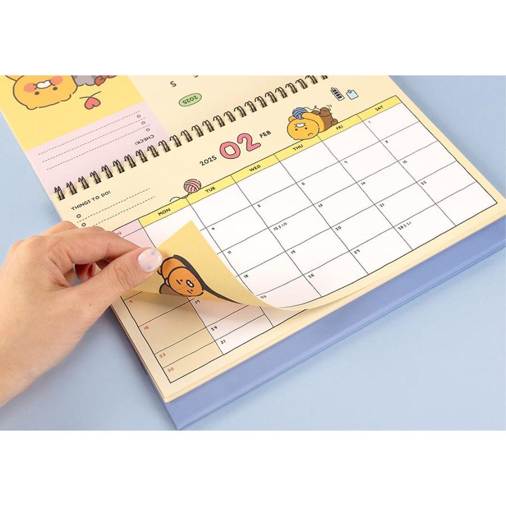 Kakao Friends - Choonsik 2025 Basic Desk Calendar - Kakao Friends - Desk Calendar - Harumio