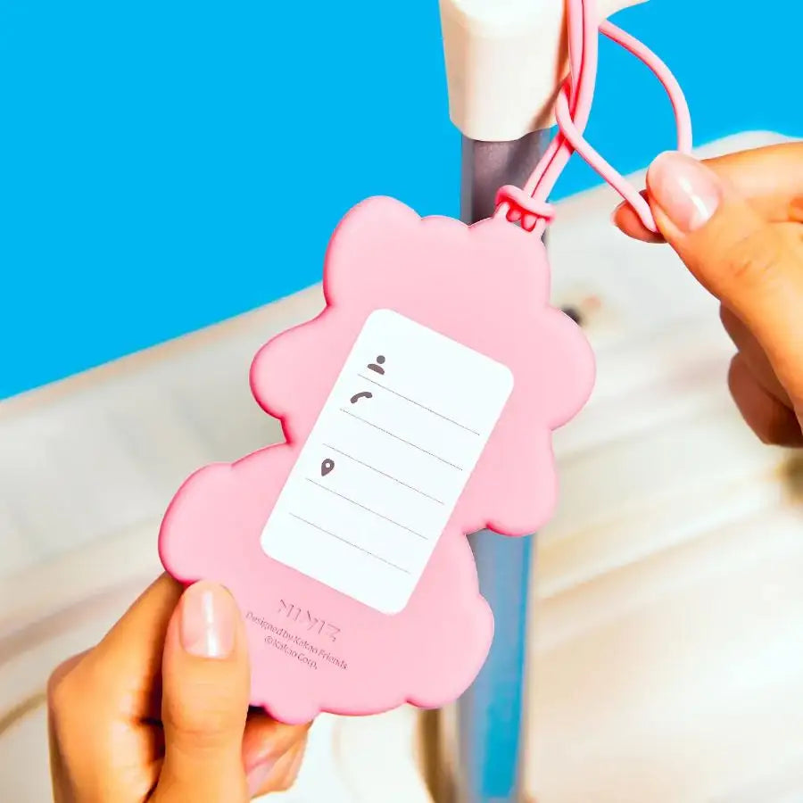 Kakao Friends - Jjordy Silicone Luggage Tag (What to do & Iron Wall Chordy) - Kakao Friends - luggage tag - Harumio
