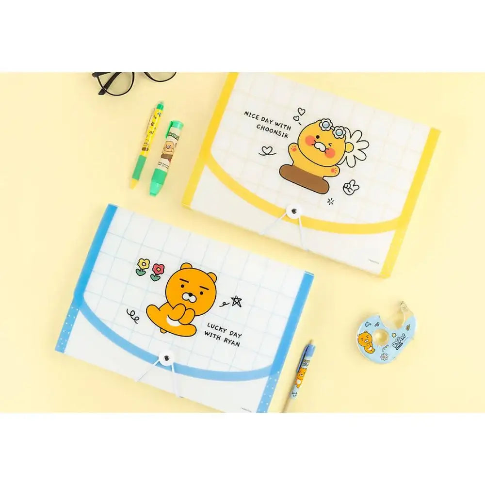 Kakao Friends - 12-Pocket Accordion File - Kakao Friends - Accordion File - Harumio