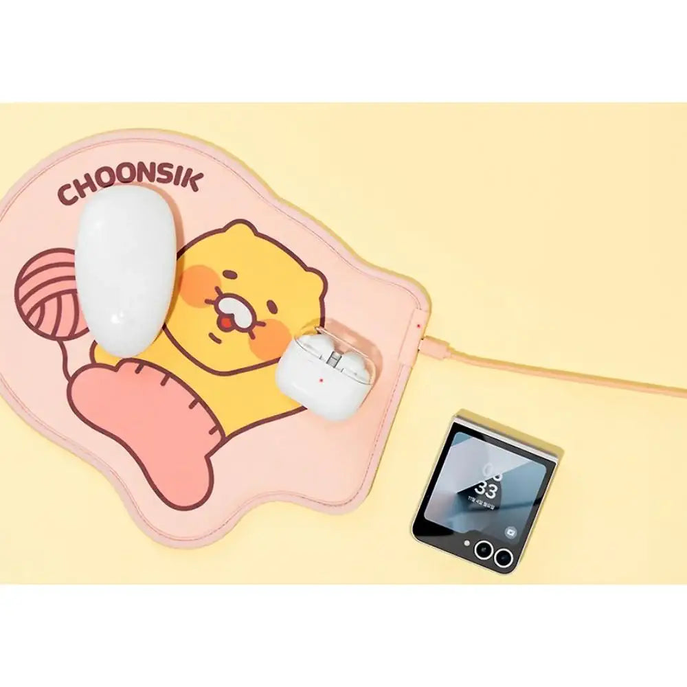 Kakao Friends - Hello Choonsik Wireless Charging Mouse Pad - Kakao Friends - Mousepad - Harumio