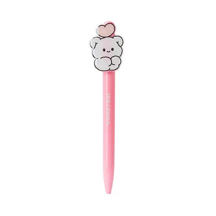Kakao Friends - Cute Bear Huggie Pink Ballpoint Pen - Kakao Friends - Home & Living, Accessories - Harumio