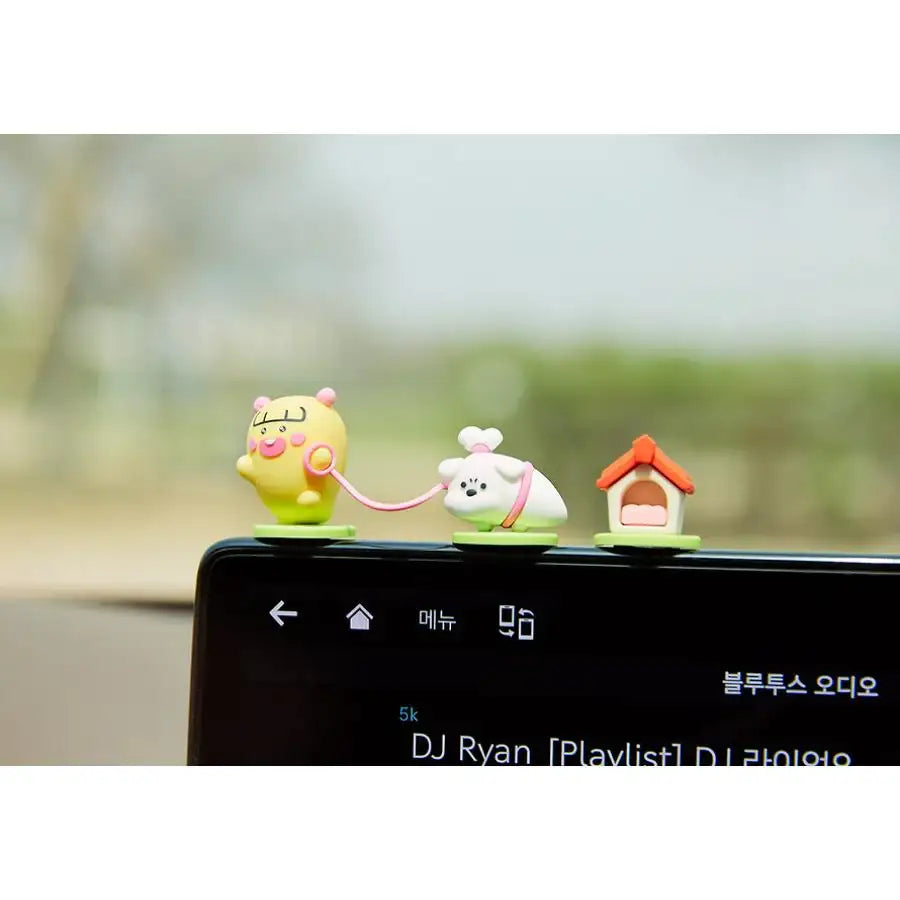 Kakao Friends - Chordy Vehicle Mini Deco Figure Set (Ppojjak-jjo) - Kakao Friends - Deco Figure - Harumio