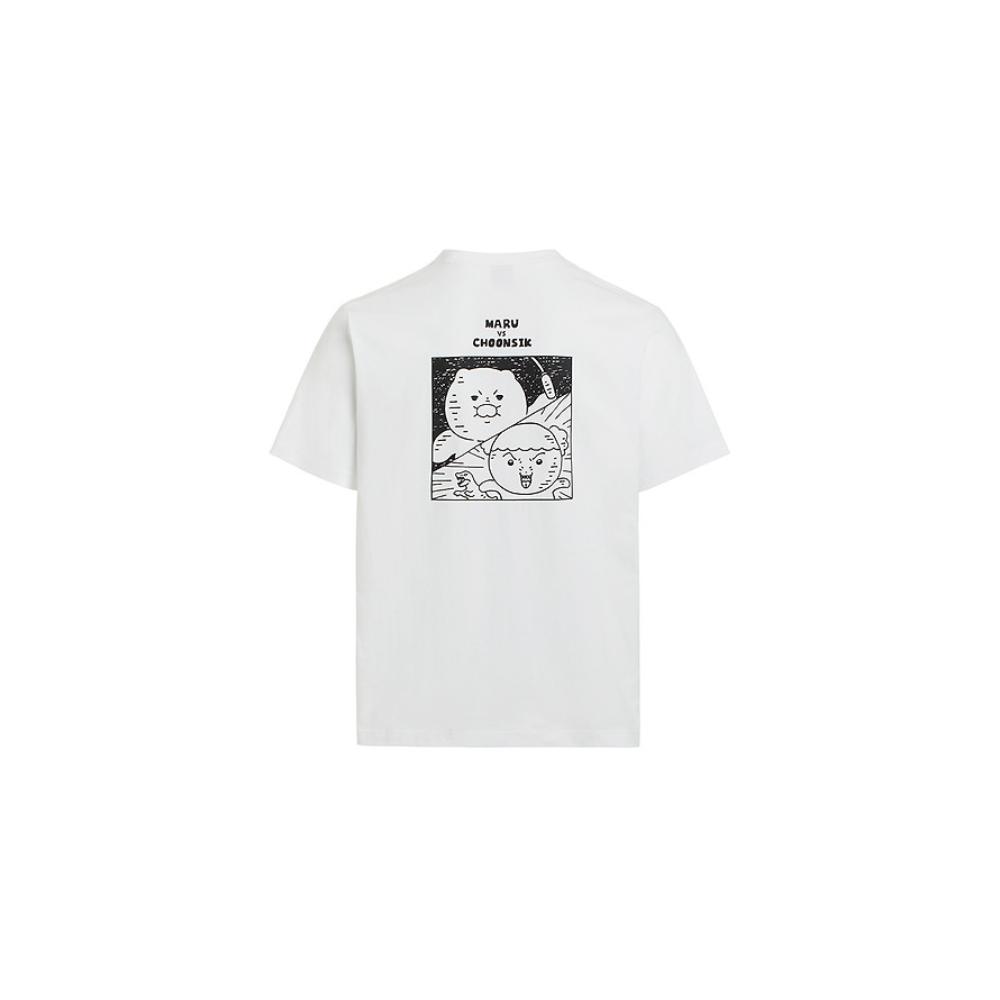 Maru Is a Puppy x Kakao Friends - Choonsik Short Sleeve T-Shirt