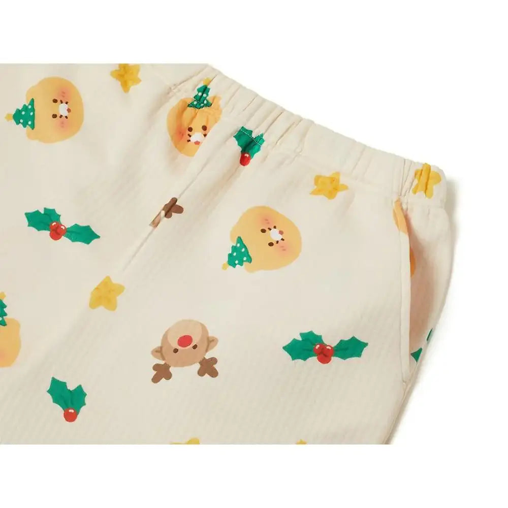 Kakao Friends - Merry Choon Christmas Quilted Pajamas Set - Kakao Friends - Pajamas - Harumio
