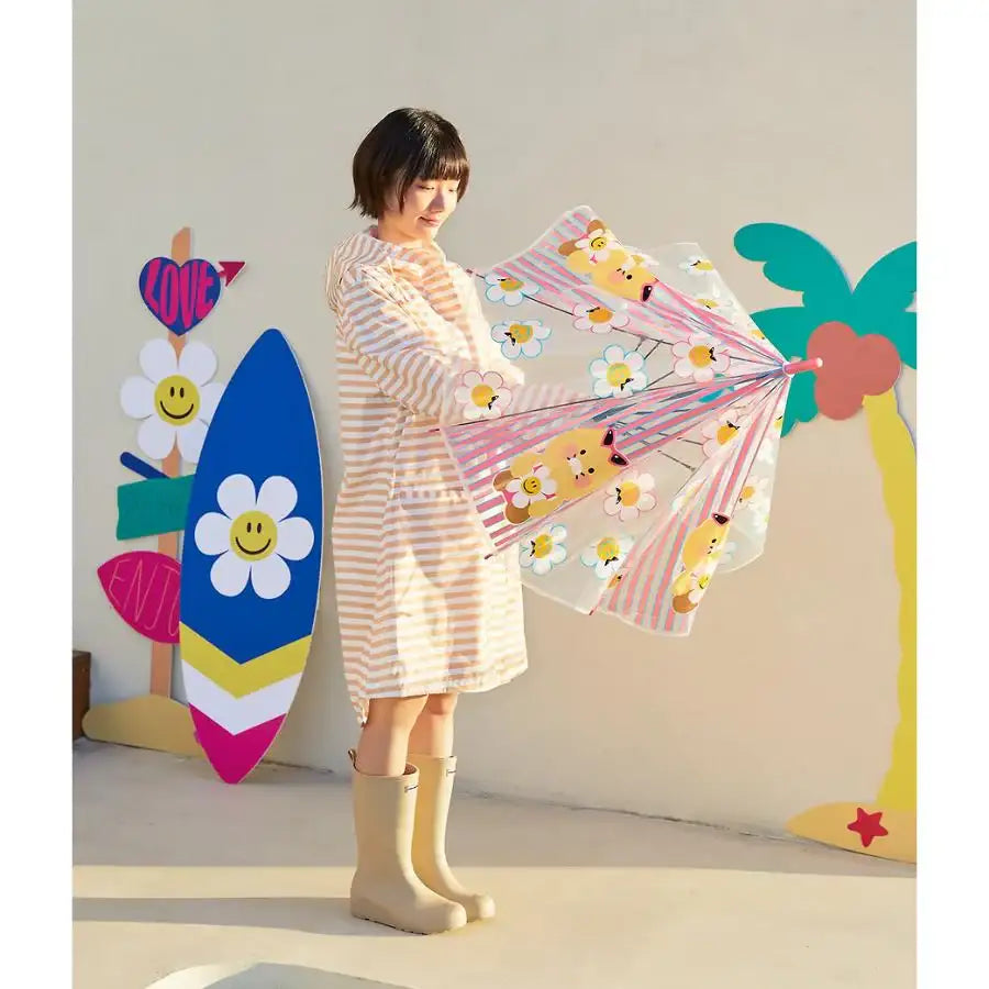 Wiggle Wiggle x Kakao Friends - Choonsik Transparent Umbrella - Wiggle Wiggle x Kakao Friends - Umbrella - Harumio