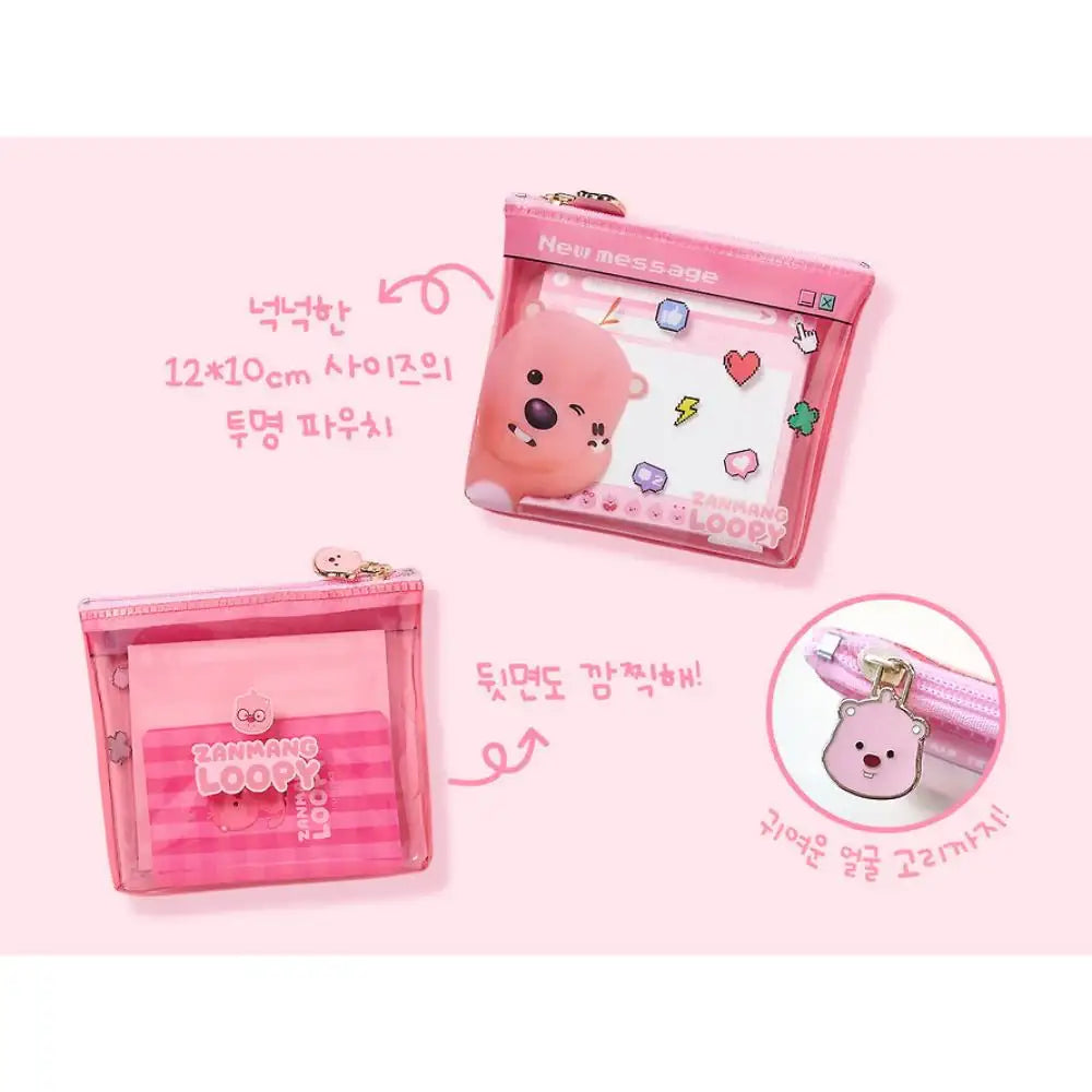 Kakao Friends x Zanmang Loopy - PVC Pouch & Note Set - Kakao Friends - Note set - Harumio