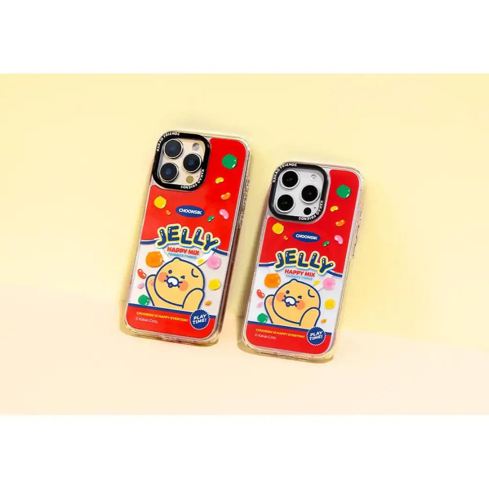 Kakao Friends - Choonsik Jelly Snack Clear Magnetic Case - Kakao Friends - Phone Case - Harumio