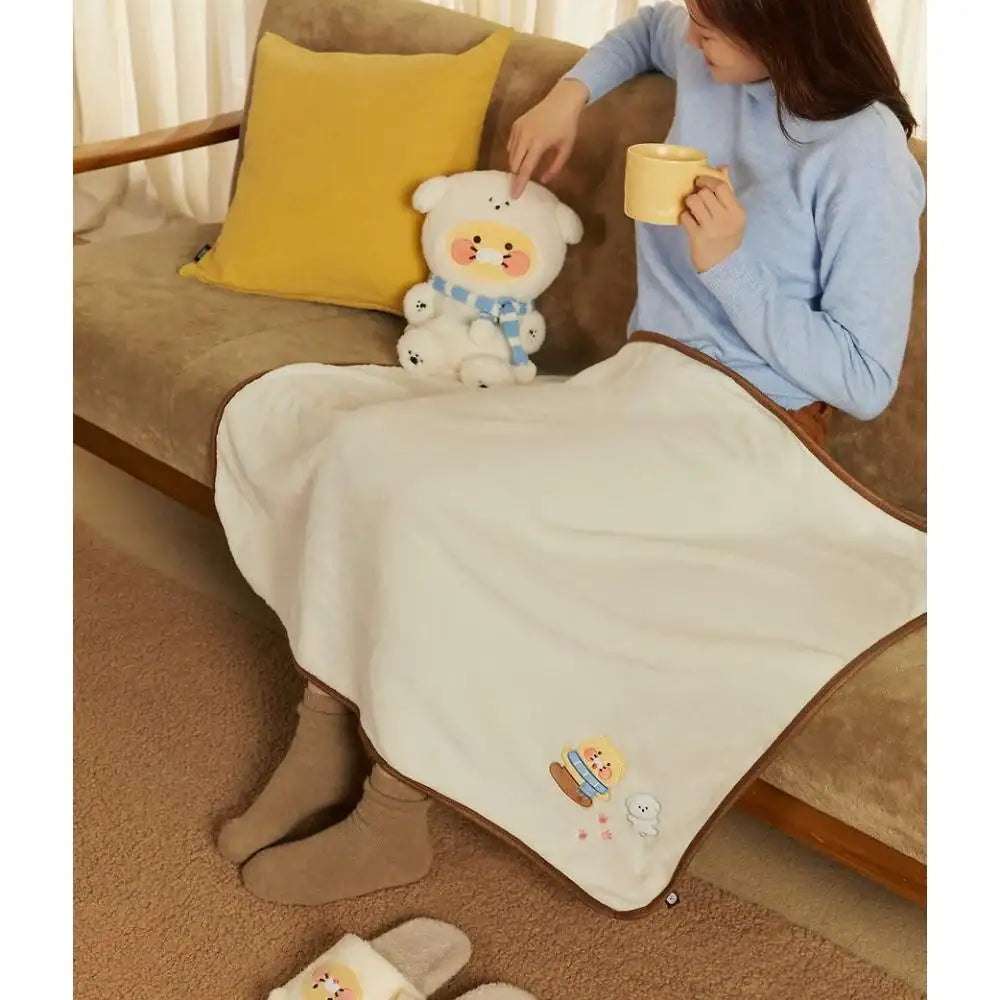 Kakao Friends - Floofy Friends Choonsik Doll Blanket - Kakao Friends - Doll Blanket - Harumio