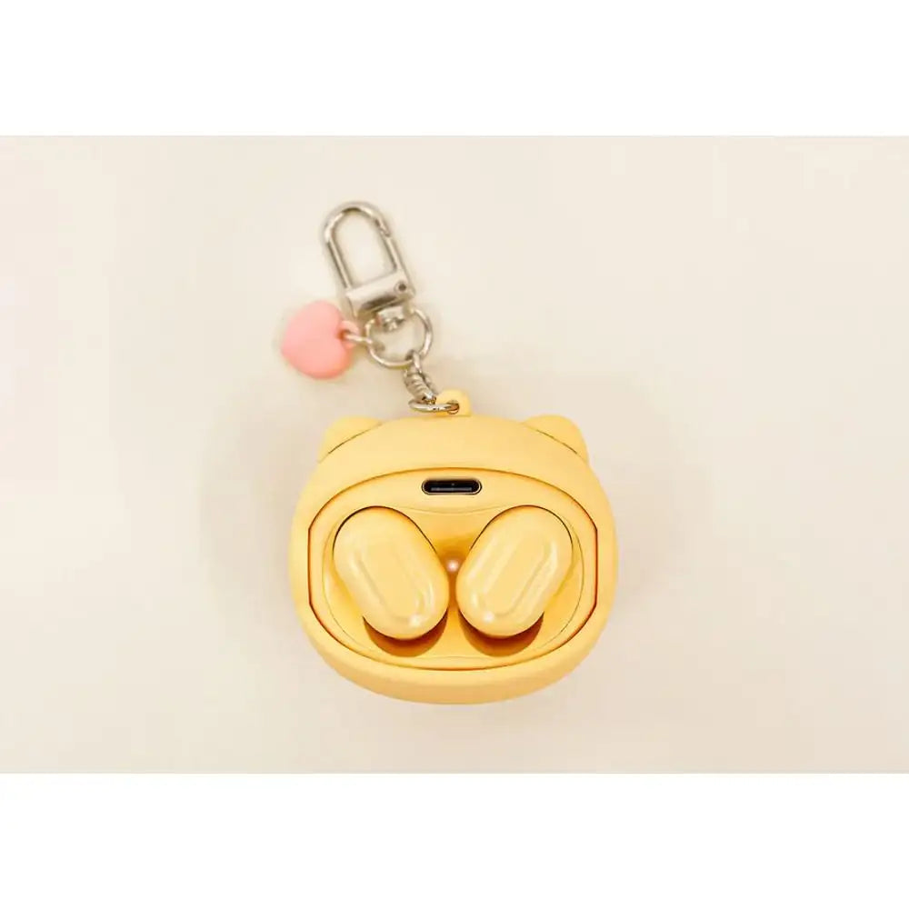 Kakao Friends - Choonsik Face Moving Wireless Earphones Keyring - Kakao Friends - Earphones - Harumio