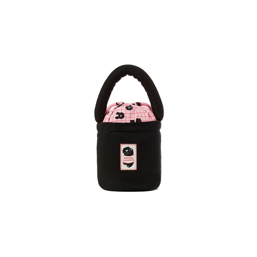 Kakao Friends - Black Choon Padded Pouch Bag (Choonsik)