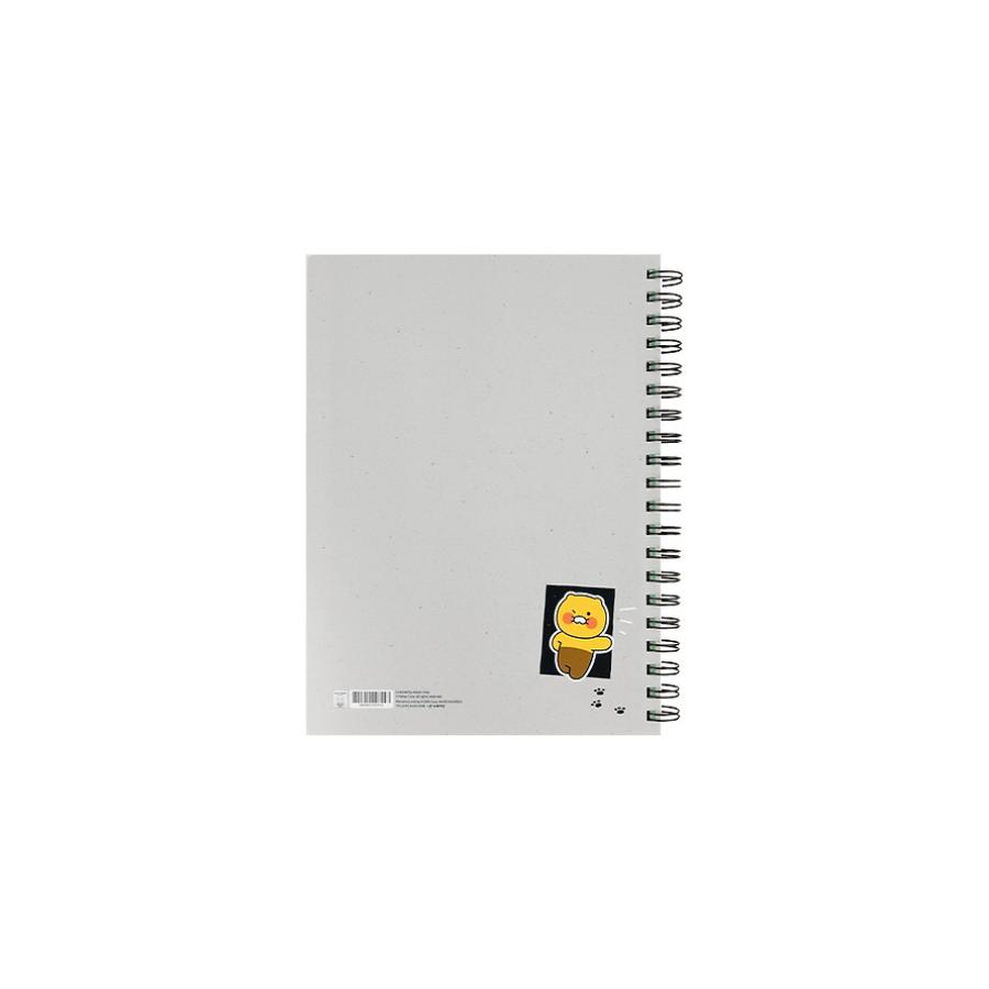 Kakao Friends - Monotone PP Cover Spring Notebook (Choonsik)
