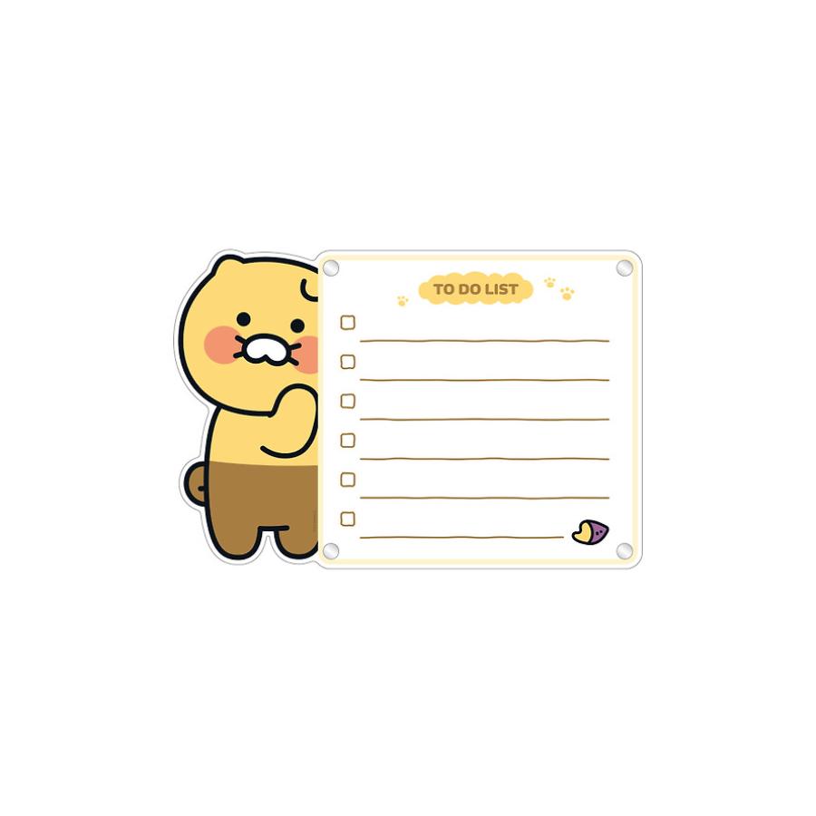 Kakao Friends - Magnet Memo Board Set (To-Do List)