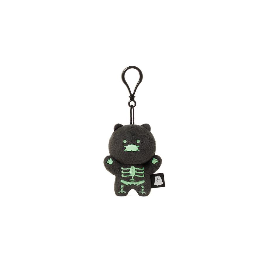 Kakao Friends - Nyangnyang Special Glow-in-the-Dark Skull Doll Keyring (Choonsik)