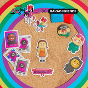 Netflix Squid Game 2 x Kakao Friends - Ryan & Choonsik Sticker Pack - Kakao Friends - Sticker - Harumio