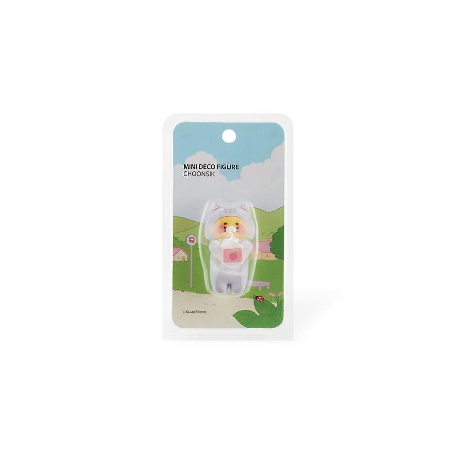Kakao Friends - Nyangnyang Strawberry Milk Mini Deco Figure (Choonsik)