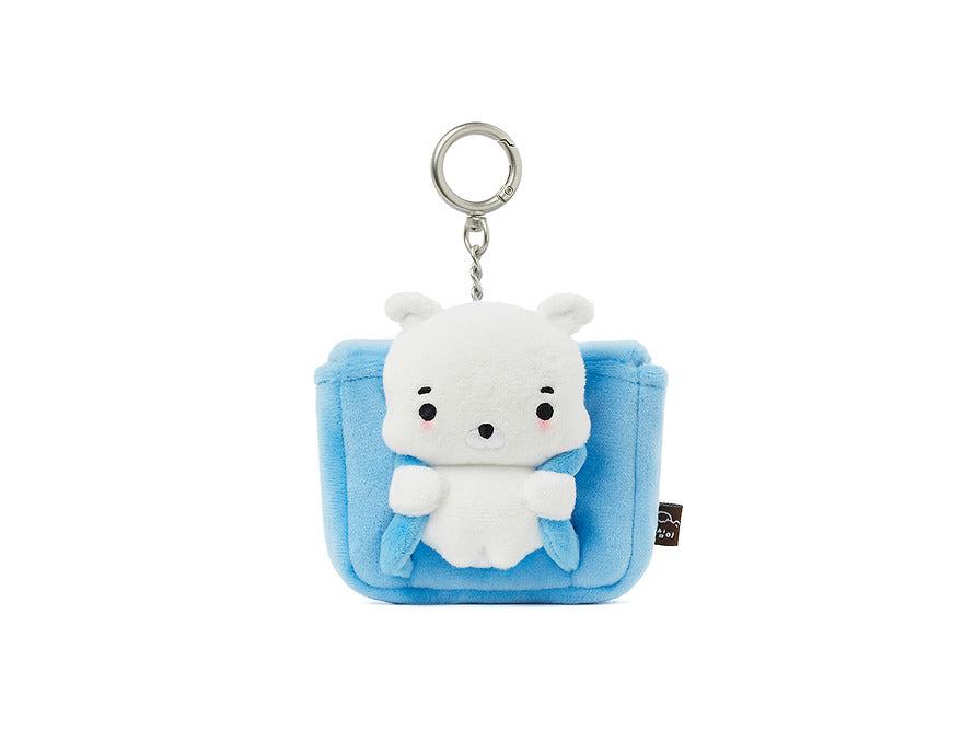 Kakao Friends - Boksim Backpack Pocket Wallet Doll Keyring