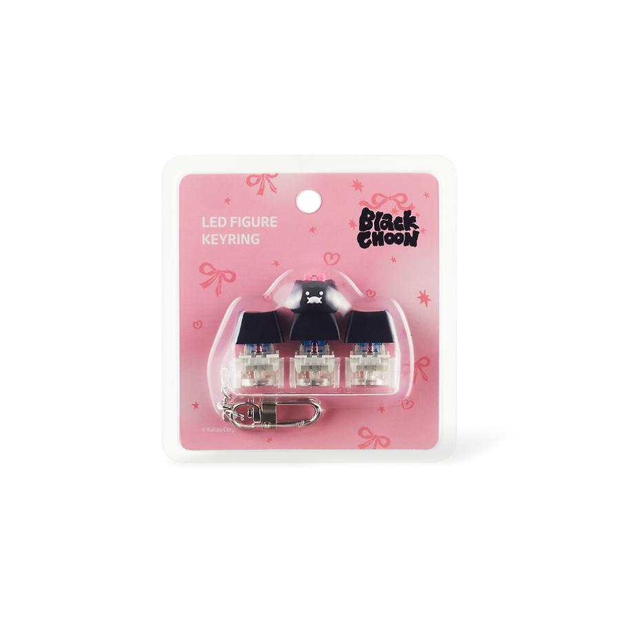 Kakao Friends - Black Choon LED Figure Keyring (Choonsik)