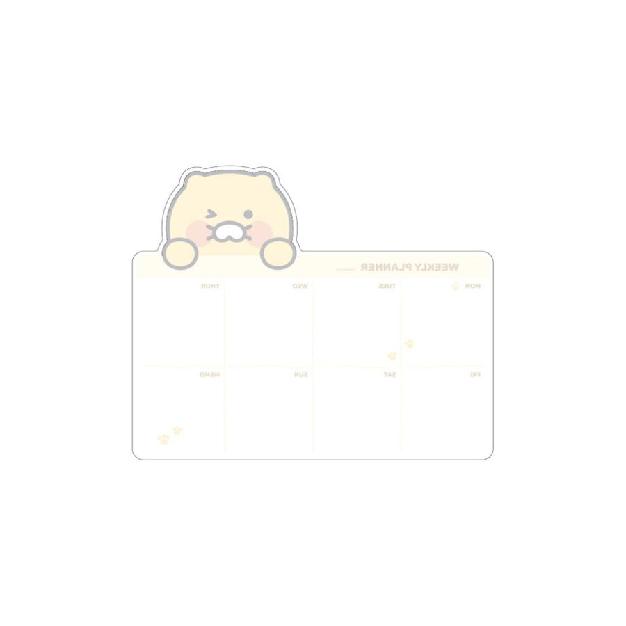 Kakao Friends - Magnet Memo Board Set (Weekly Planner)