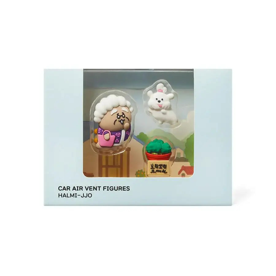 Kakao Friends - Chordy Vehicle Air Vent Figure Set (Halmi-jjo) - Kakao Friends - Deco Figure - Harumio
