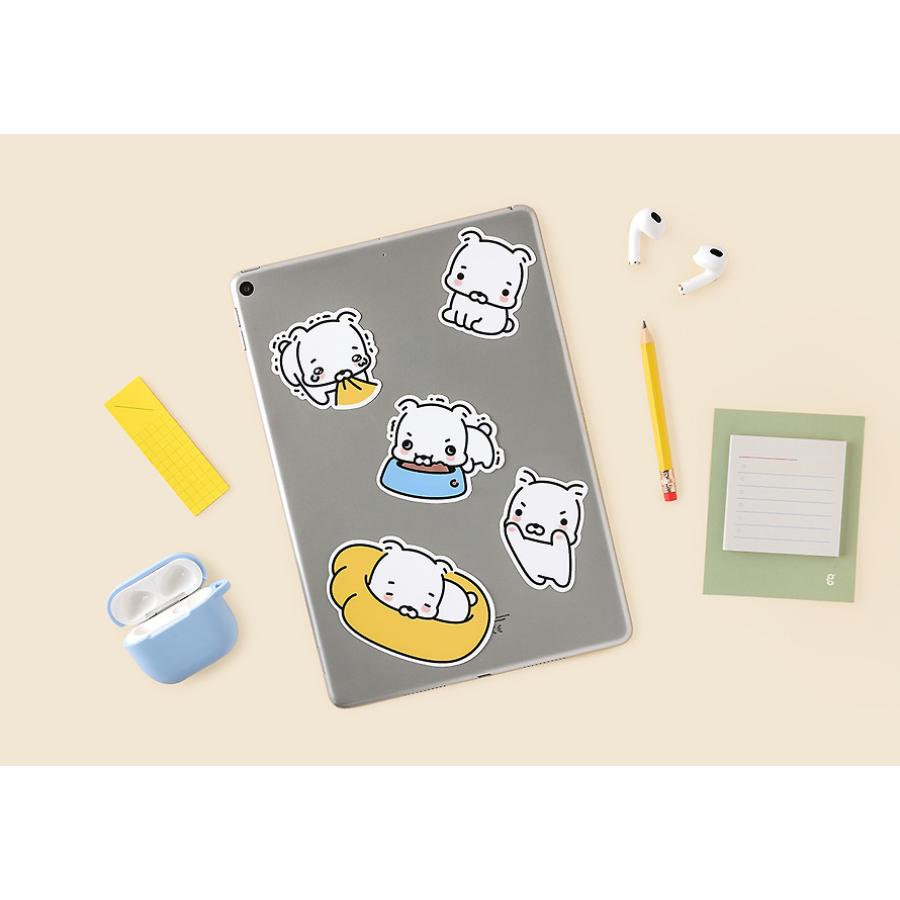 Kakao Friends - Bokshimi Big Point Removable Sticker Pack (Therapy Mode)
