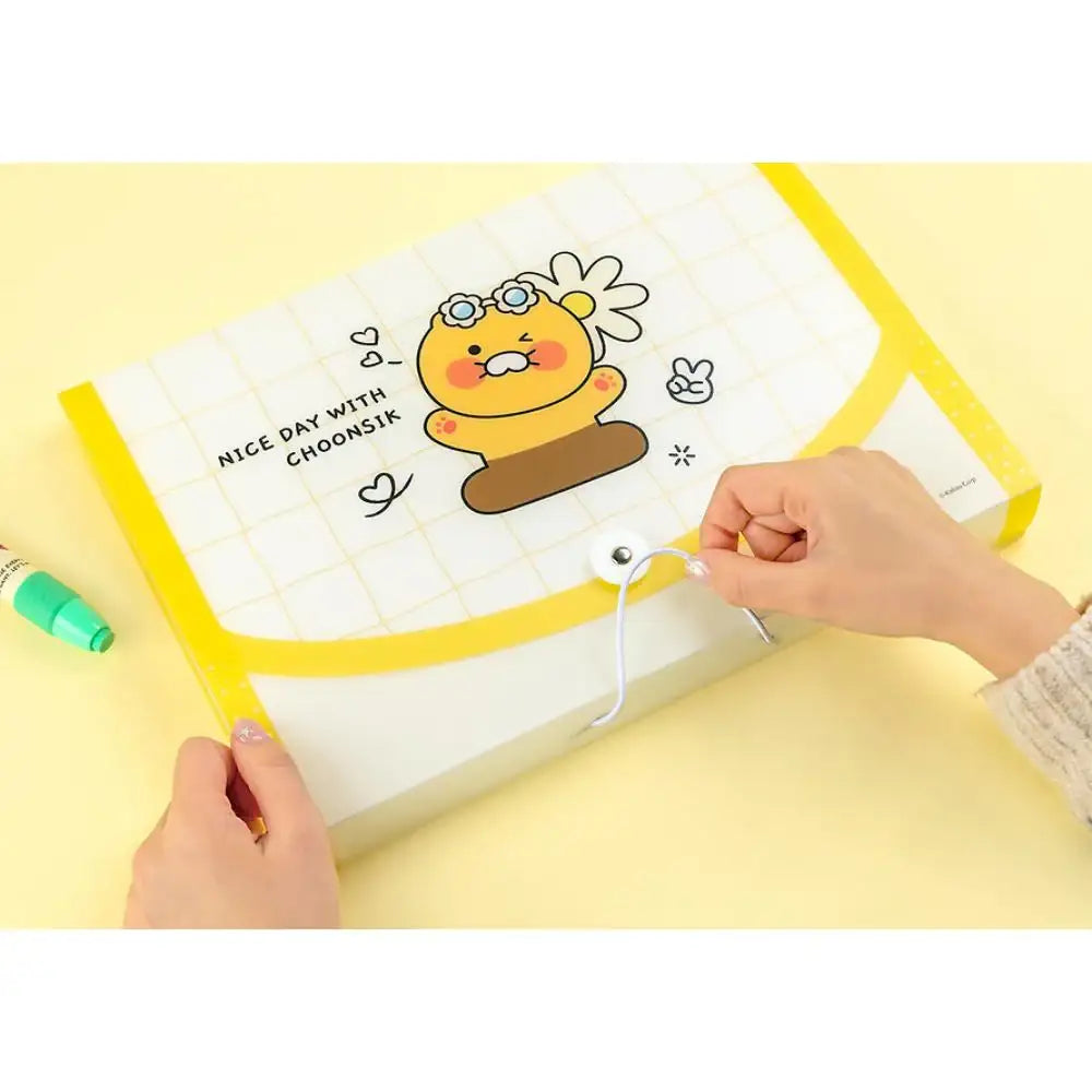 Kakao Friends - 12-Pocket Accordion File - Kakao Friends - Accordion File - Harumio