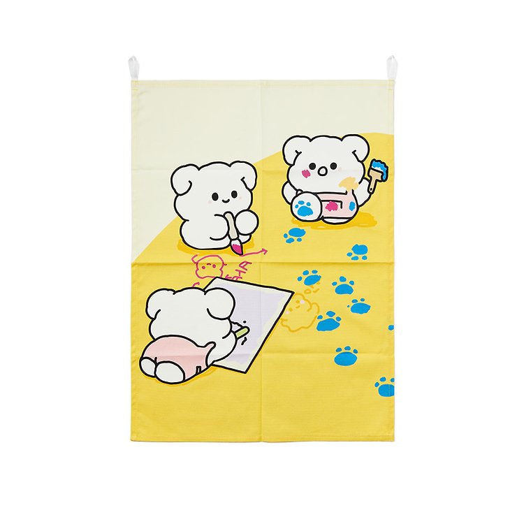 Kakao Friends - Cute Bear Paint Fabric Poster
