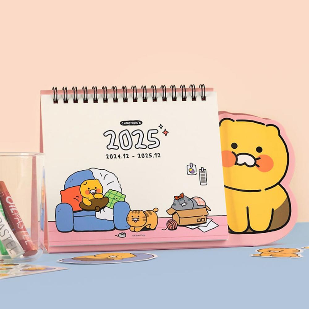 Kakao Friends - Peeping Choonsik 2025 Desk Calendar - Kakao Friends - Desk Calendar - Harumio
