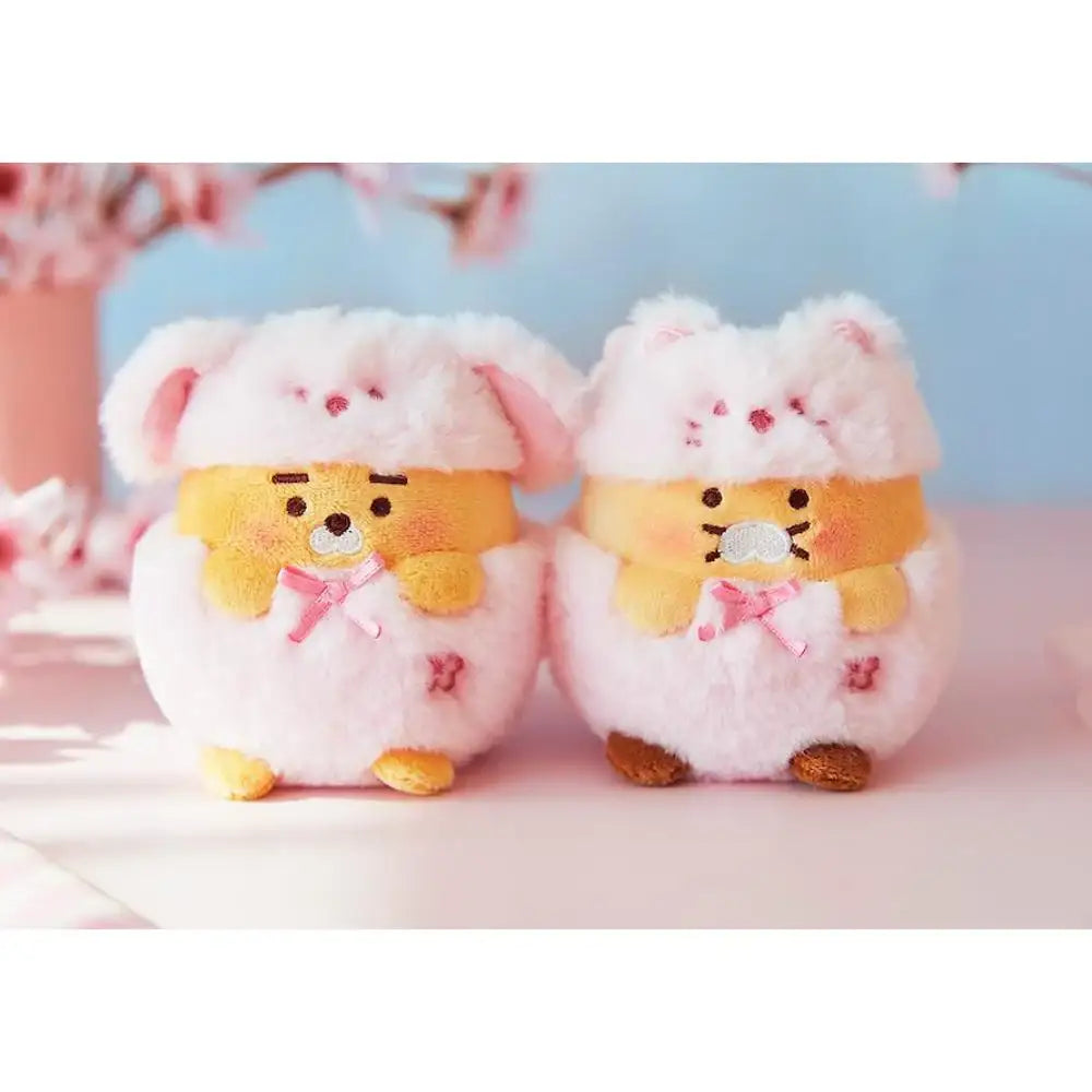 Kakao Friends - Pink Blossom Doll Keyring & Photo Card Set - Kakao Friends - Keyring - Harumio