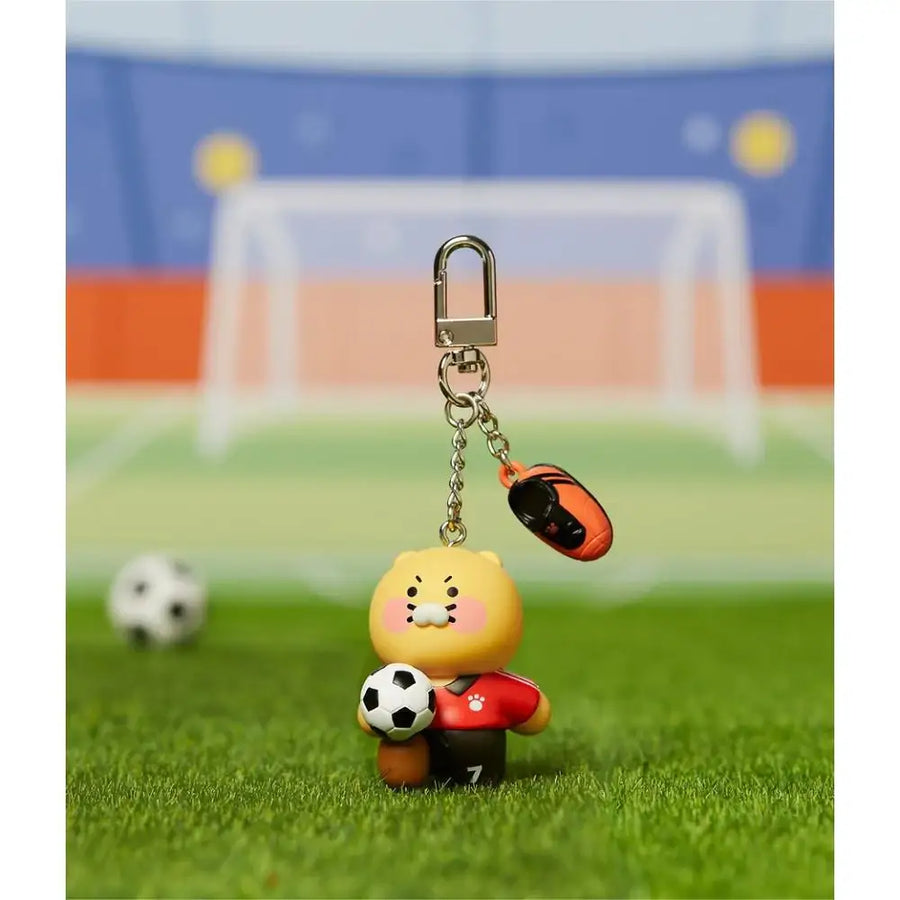 Kakao Friends - Choonsik Soccer Figure Keyring - Kakao Friends - Keyring - Harumio