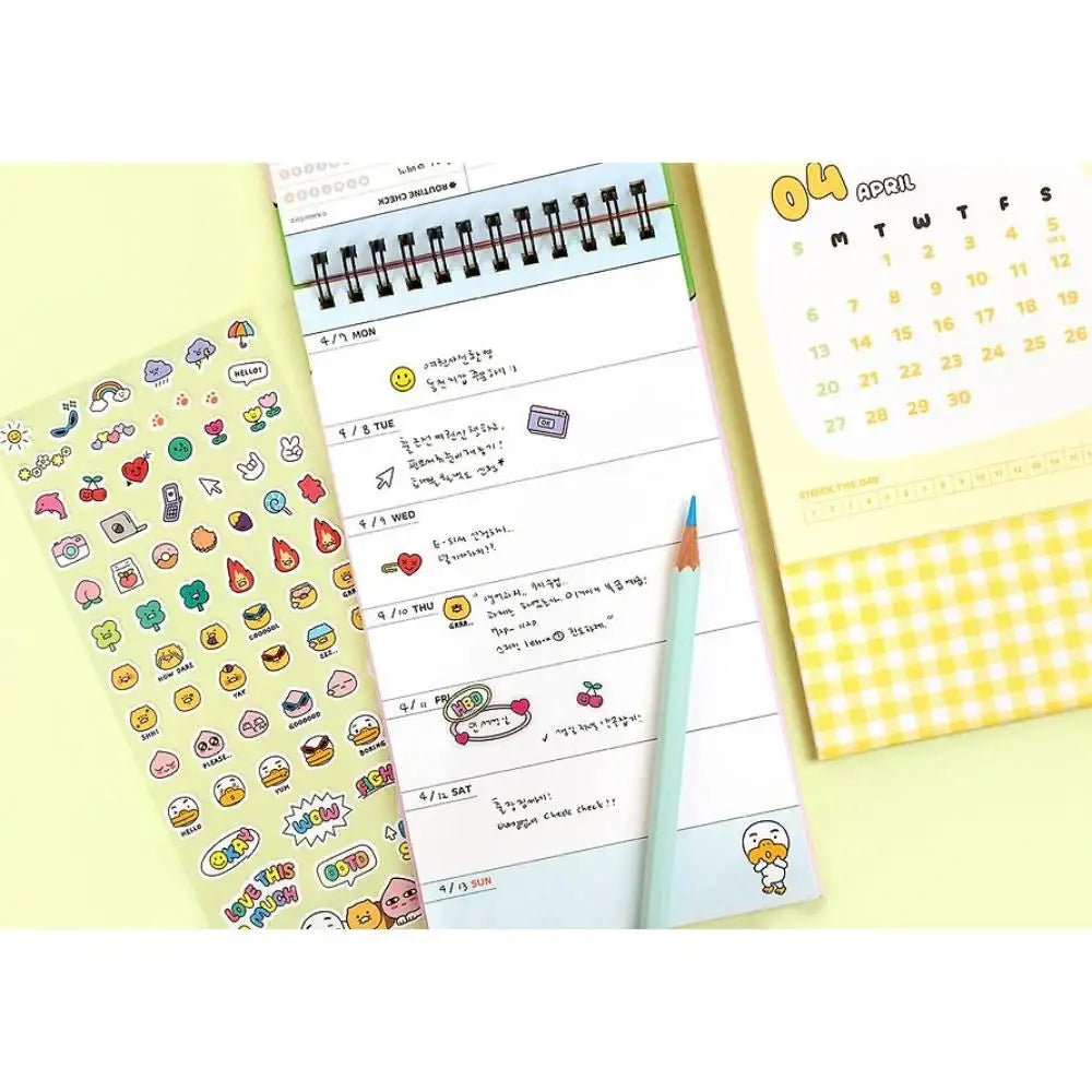 Kakao Friends - Seichee's 2025 Vertical Weekly Planner - Kakao Friends - Planner - Harumio