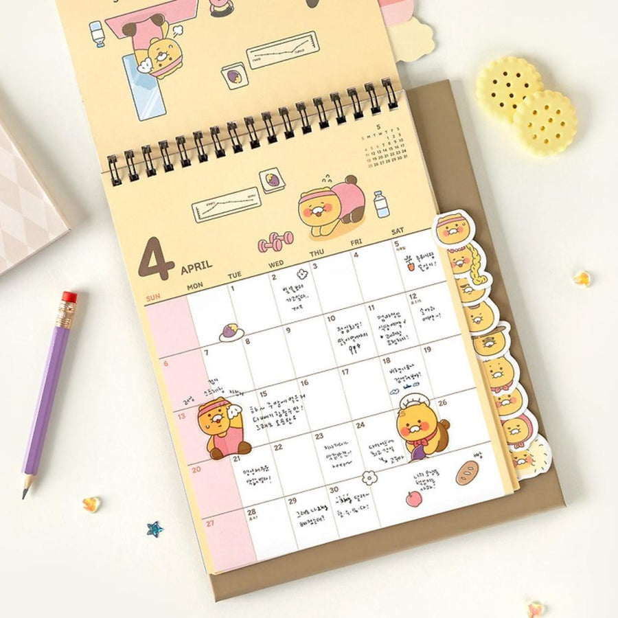 Kakao Friends - Byulbyeol Choonsik 2025 Type Index Desk Calendar - Kakao Friends - Calendar - Harumio