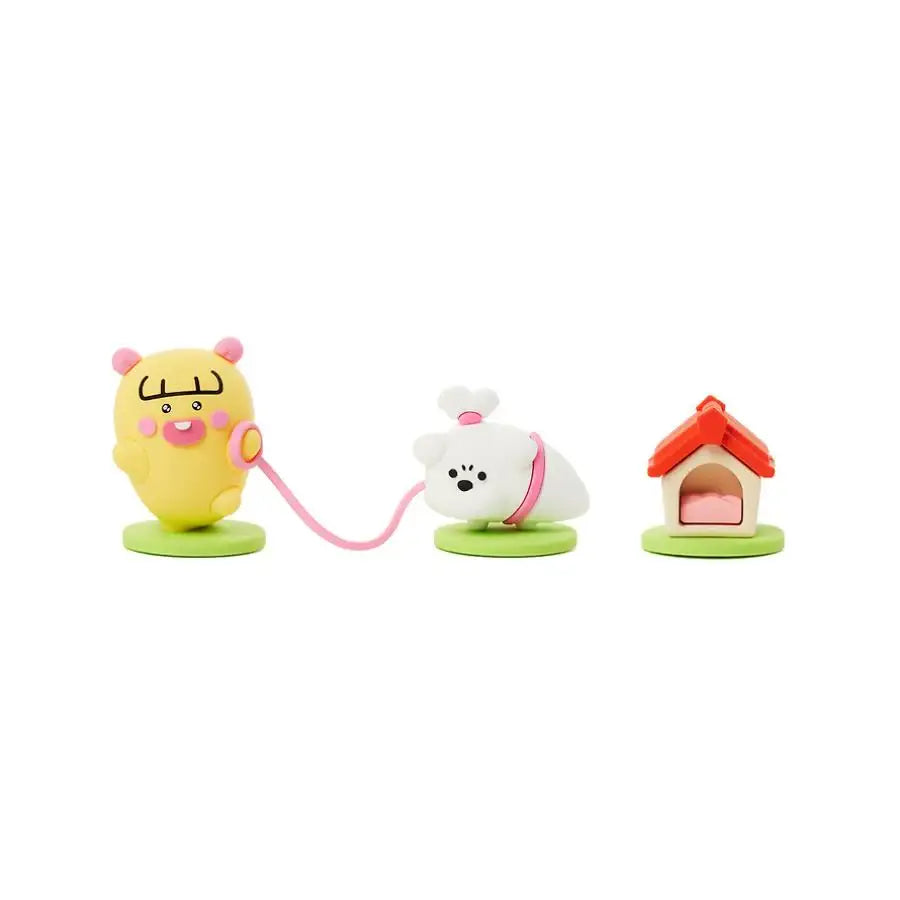 Kakao Friends - Chordy Vehicle Mini Deco Figure Set (Ppojjak-jjo) - Kakao Friends - Deco Figure - Harumio