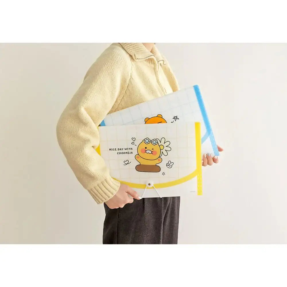 Kakao Friends - 12-Pocket Accordion File - Kakao Friends - Accordion File - Harumio