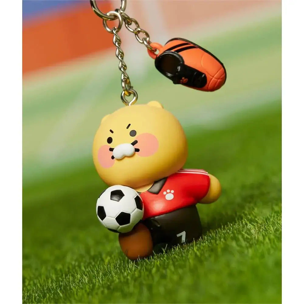 Kakao Friends - Choonsik Soccer Figure Keyring - Kakao Friends - Keyring - Harumio