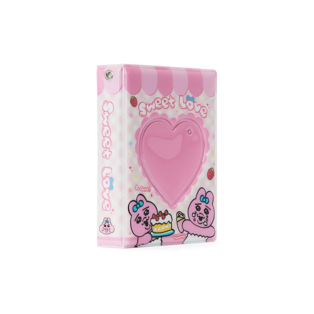 Kakao Friends - Punkyu Rabbit Pink Photo Card Collection Book