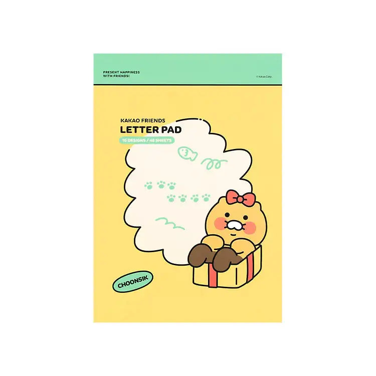 Kakao Friends - Choonsik Letterpad - Kakao Friends - Home & Living, Accessories - Harumio