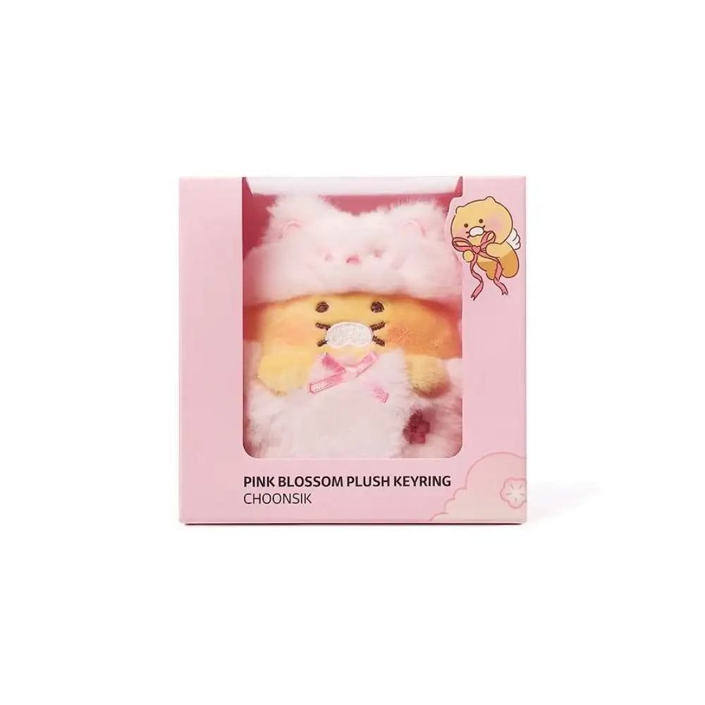 Kakao Friends - Pink Blossom Doll Keyring & Photo Card Set - Kakao Friends - Keyring - Harumio