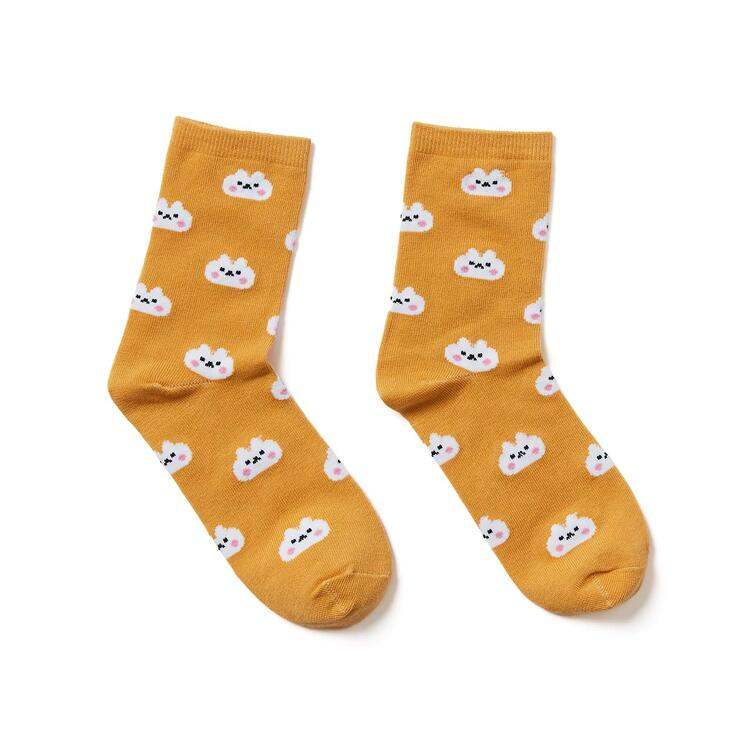 Kakao Friends - Ddoangzzi Whiteto Face Socks - Kakao Friends - Home & Living, Accessories - Harumio