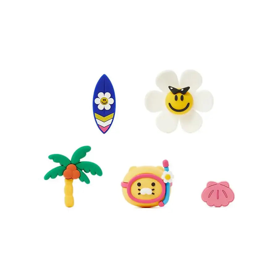 Wiggle Wiggle x Kakao Friends - Choonsik Silicone Charm Set - Wiggle Wiggle x Kakao Friends - Silicon charm - Harumio