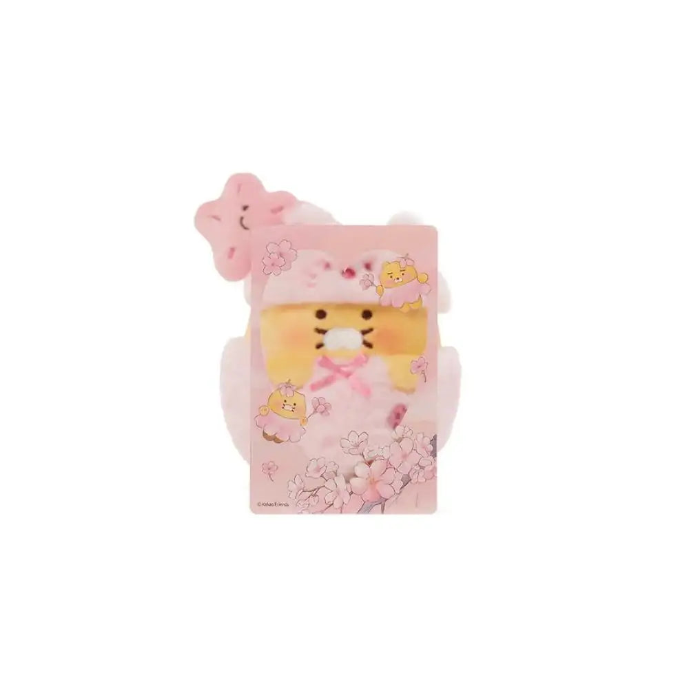 Kakao Friends - Pink Blossom Doll Keyring & Photo Card Set - Kakao Friends - Keyring - Harumio