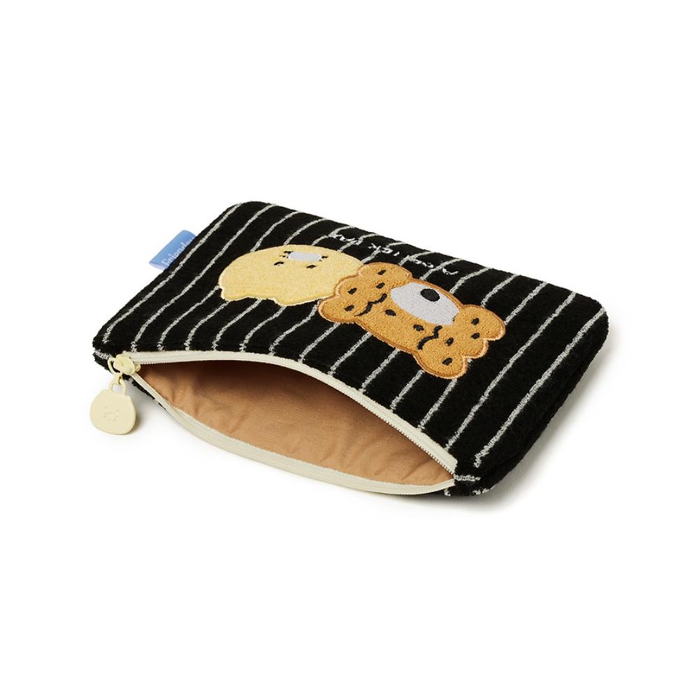 Kakao Friends - FRIENDAY Choonsik Square Terry Pouch (Black)