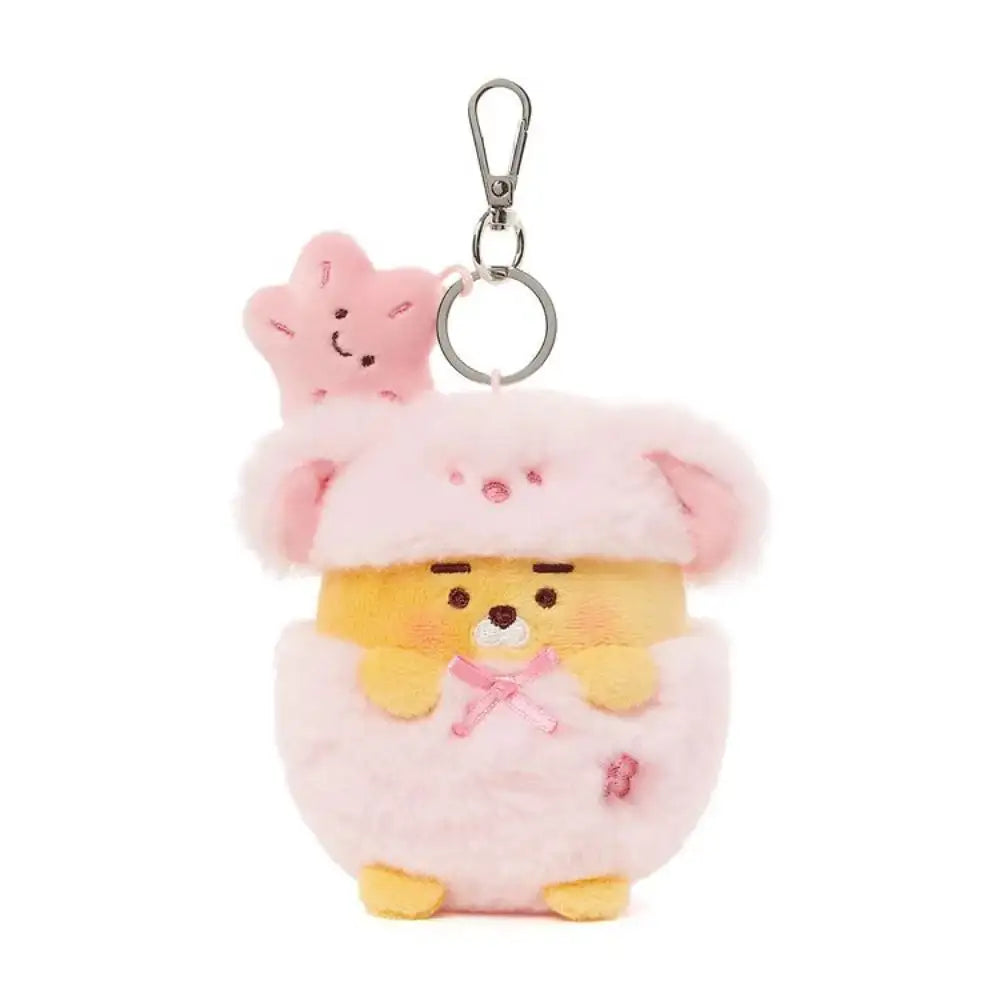 Kakao Friends - Pink Blossom Doll Keyring & Photo Card Set - Kakao Friends - Keyring - Harumio