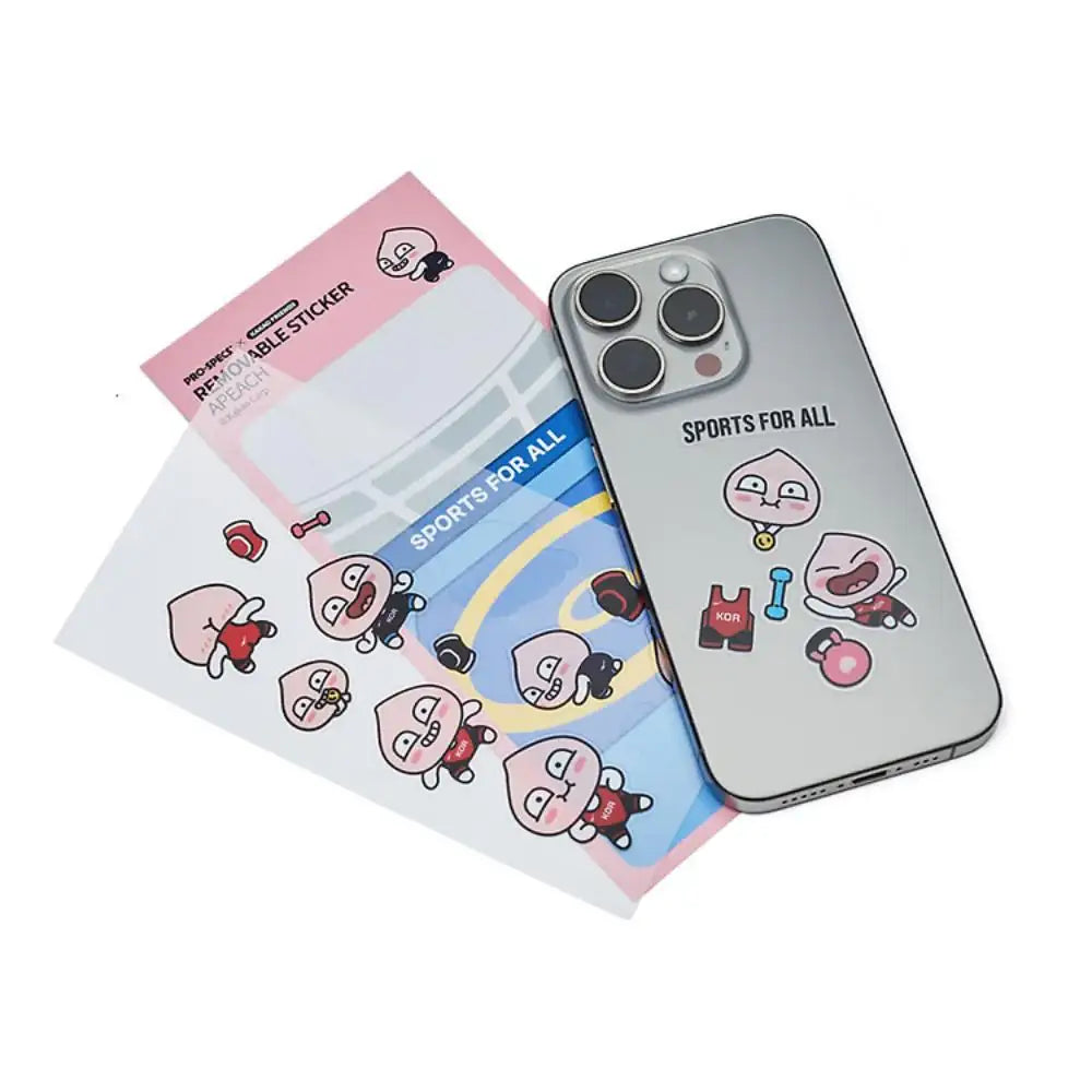 PRO-SPECS x Kakao Friends - Apeach Wrestling Sticker Pack - Kakao Friends - Sticker - Harumio